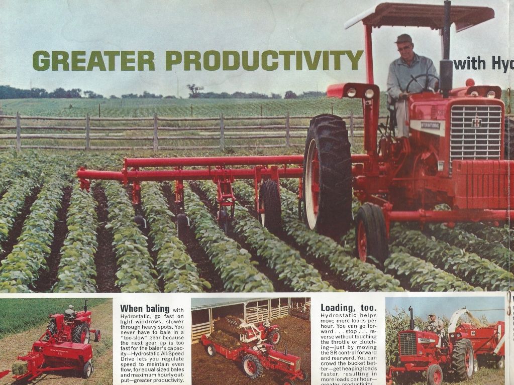 International Farmall 656 Tractor Brochure Technical Ih Talk Red